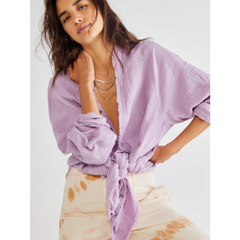 Free People Summer Daydream Button Down size XS